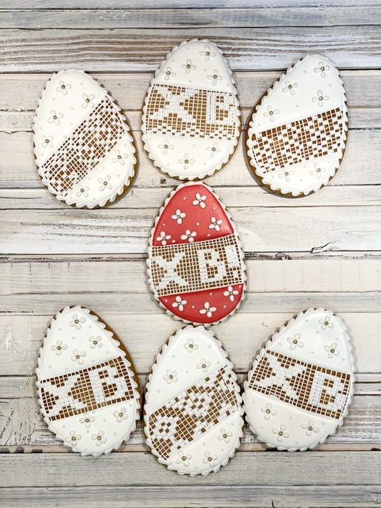 Роспись пряников к Пасхе